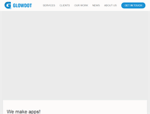 Tablet Screenshot of glowdot.com